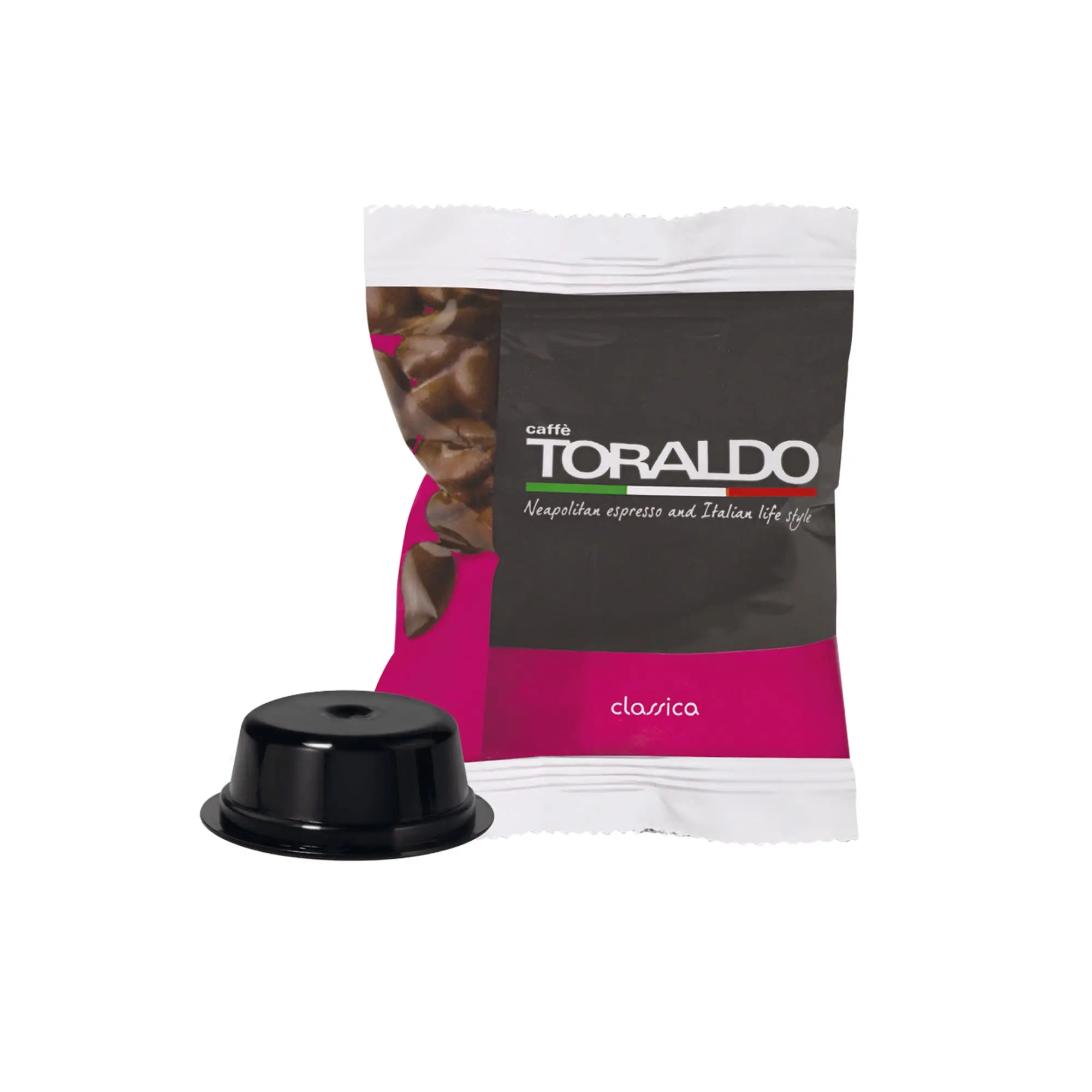 CAFÉ TORALDO |   Compatible Mio * |   Café sélectionné, grillé et torréfié en Italie |   Excellence du café napolitain (600 capsules, mélange classique)