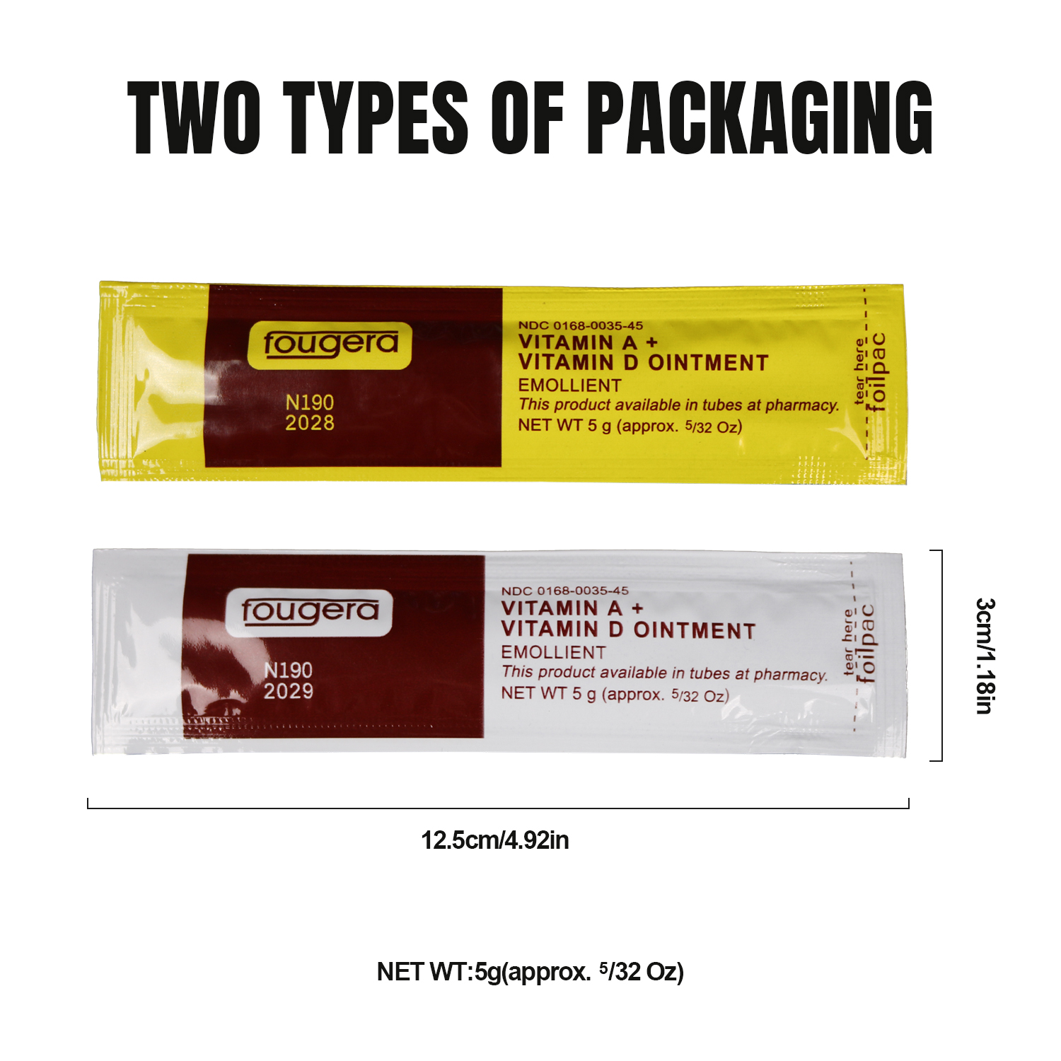 1/10/20/30/40/50/100 pçs creme de cuidados posteriores de tatuagem a & d fougera vitamina pomada anti cicatriz maquiagem permanente reparação gel tatuagem supplie