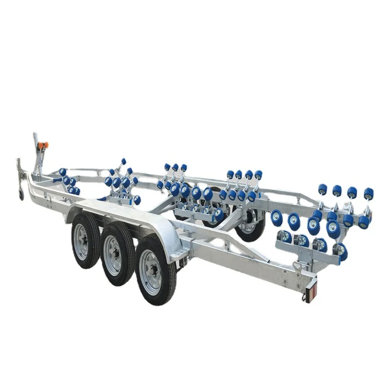 10m Boat Trailer OMAI Quality Assurance Hot-dip Galvanized Boat Trailer Heavy Duty