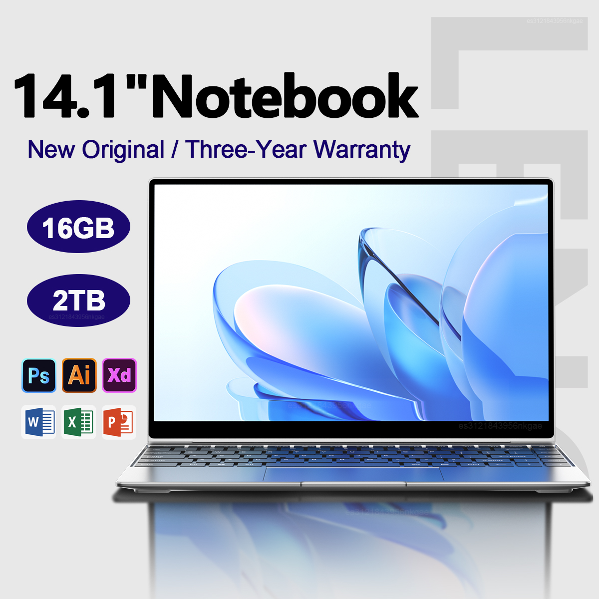 LENO 14,1 "portátil ultradelgado 16GB RAM 2TB SSD Windows 11 Intel N3700 Notebook Gamer 1920*1080 pantalla Oficina estudio ordenador PC
