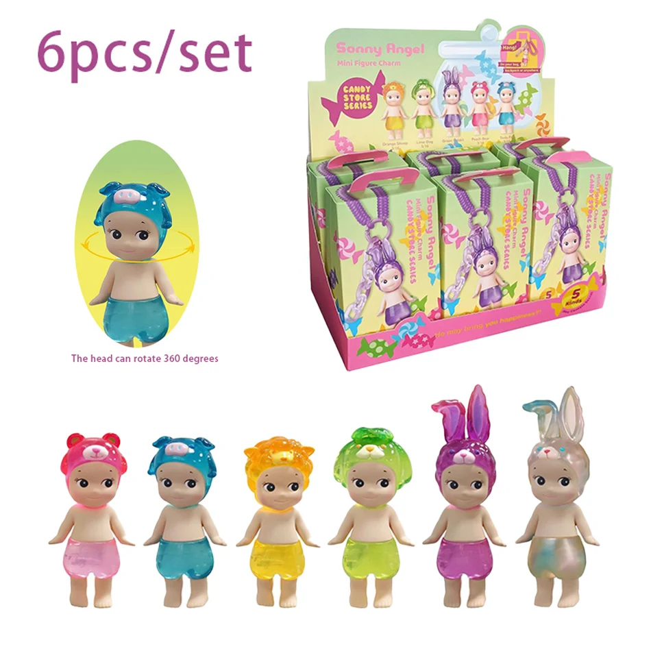 คอลเลกชัน 12 สไตล์ Sonny Angel กล่องตาบอด Dreaming Series มินิอะนิเมะรูปเครื่องประดับตุ๊กตาแฟนเด็กวันเกิดคริสต์มาส...