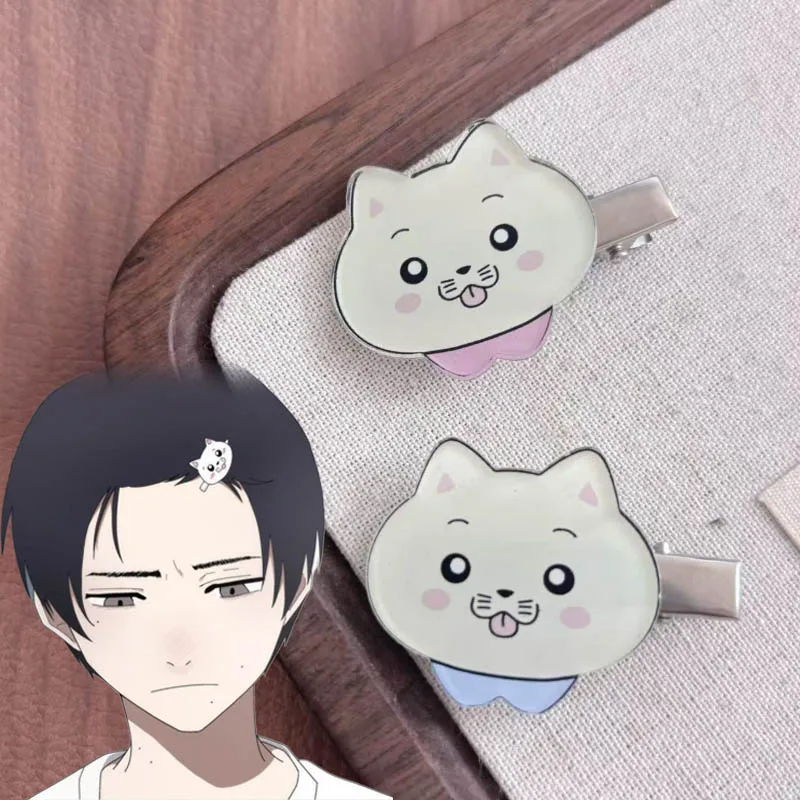 Anime The Summer Hikaru Died Cosplay Headwear Unisex Kawaii Little Cat Hairclip Hairpin Jewelry Hair Accessories Gift Prop