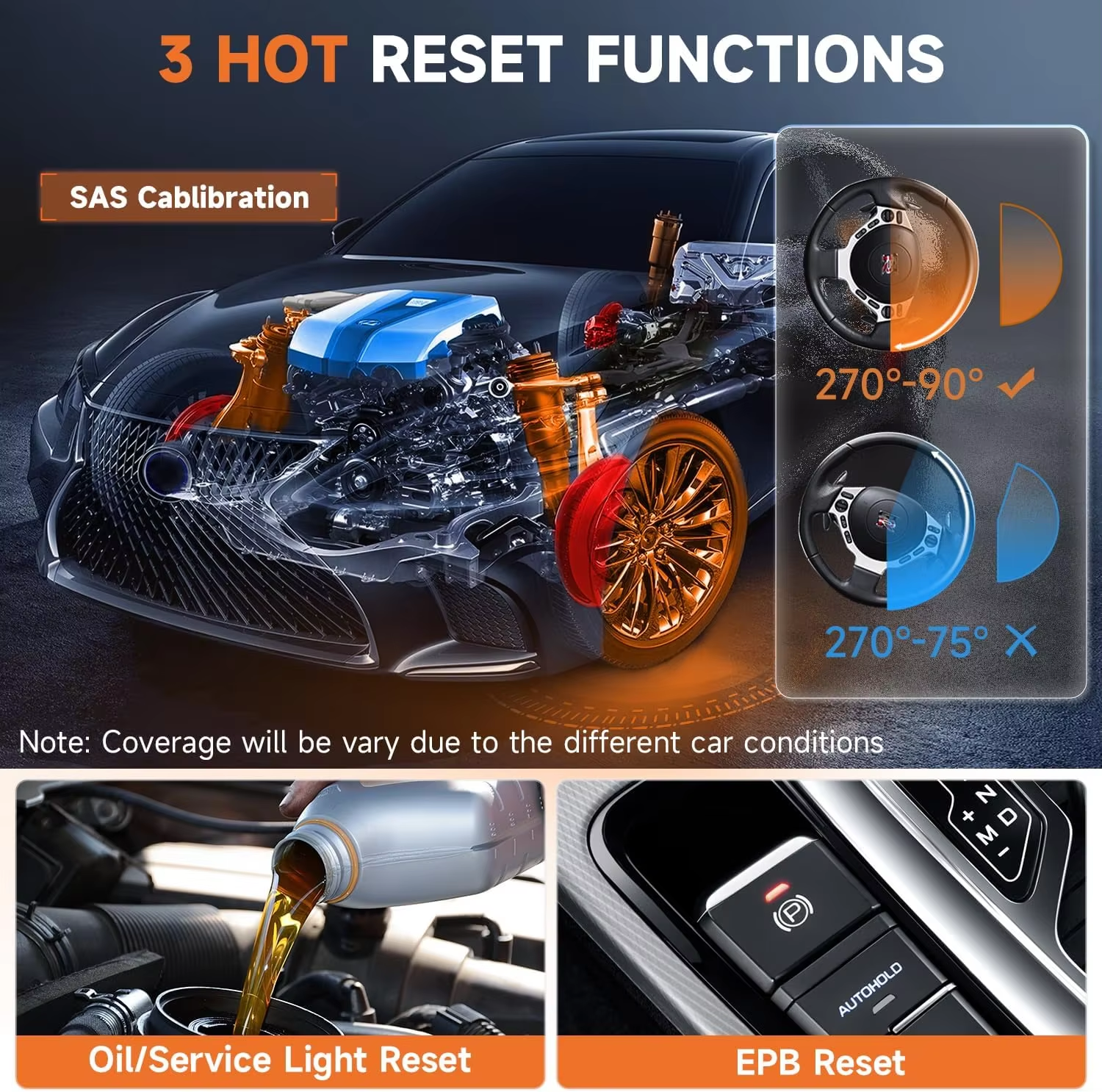 FOXWELL NT630 Plus OBD2-scanner ABS SRS-codelezer Automotive OBD II Airbag-diagnostische ABS-rem Bloeden Diagnostische scantool