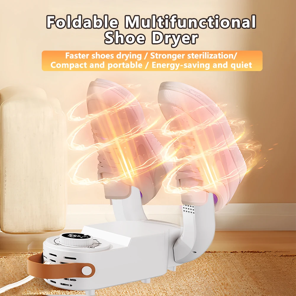 Electric Shoe Dryer Boot Warmer Shoe UV Foot Boot Dryer Eliminate Odor Fast Drying Boot Deodorizer Multifunction Socks Dryer