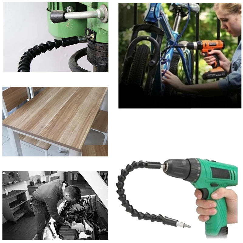เพลาแบบยืดหยุ่น Bits Extension ไขควง Bits Holder Universal งูยืดหยุ่นท่อ Cardan Shaft สว่านไฟฟ้า Power Rod Link