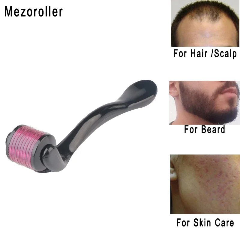 Ролик для бороды Mezoroller DRS 540, иглы, микроигольный ролик для дермы для волос, уход за кожей, уход за телом Microniddle MTS