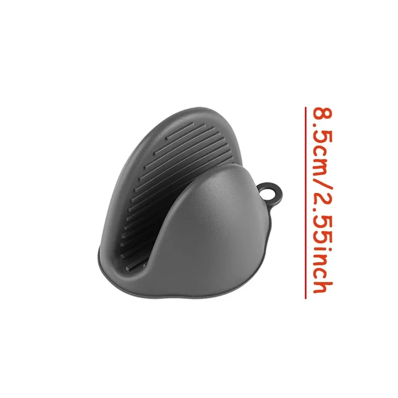 2 pçs luvas de forno silicone resistente ao calor pitada luvas anti escaldante antiderrapante clipes pote titular cozinhar cozimento forno luvas