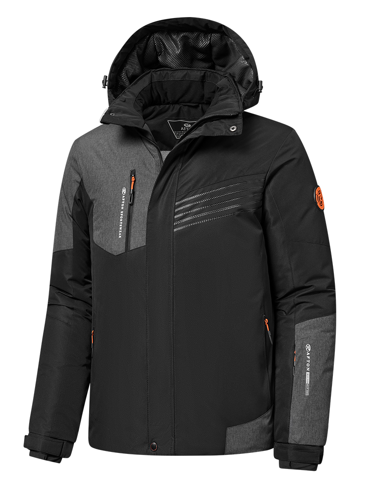 男性 2024 冬の新屋外ジェットスキー雪暖かいパーカージャケットコートメンズ生き抜くプレミアムカジュアル帽子防水厚いフリースパーカー