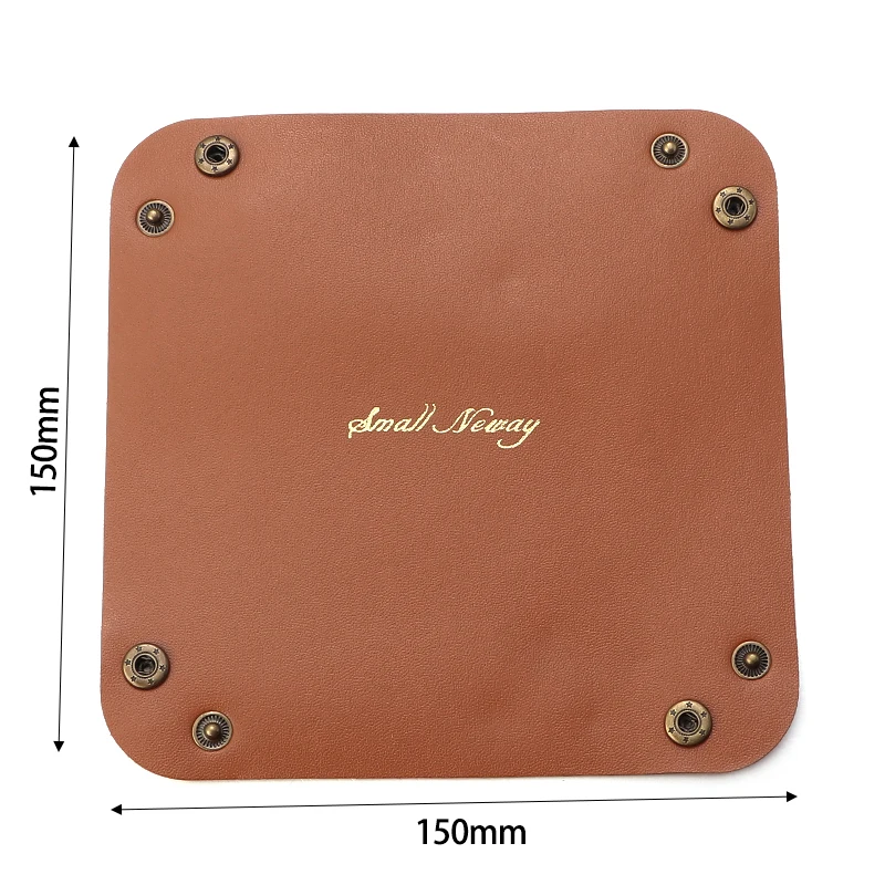 1 ชิ้น Nordic PU หนังกล่องเก็บเดสก์ท็อปถาดเครื่องประดับเครื่องสําอางค์ Key Stuff ตะกร้าเก็บพับตาราง Organizer Case