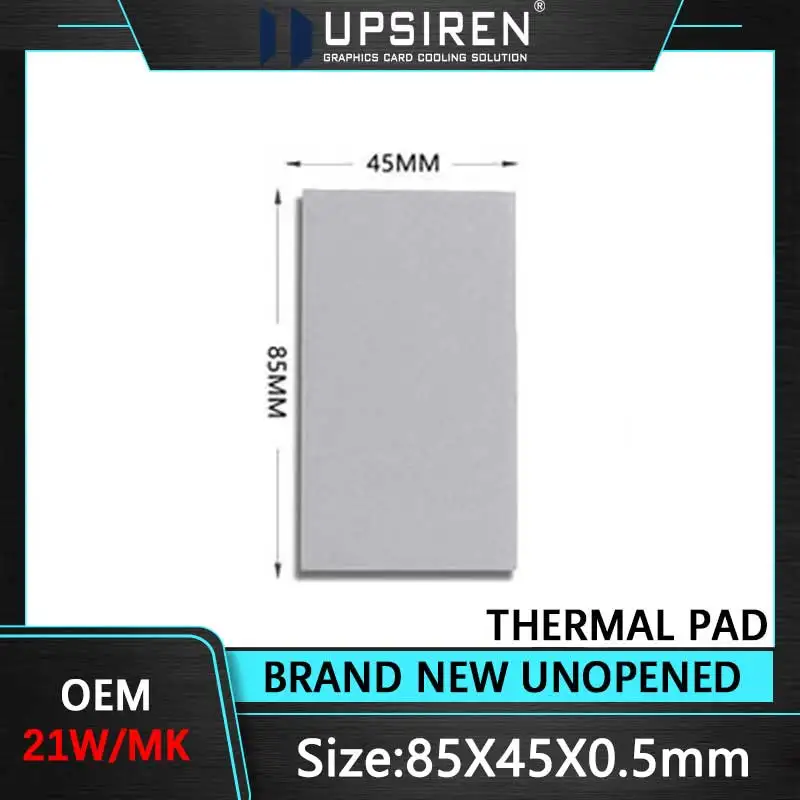 UPSIREN OEM 21 ワットサーマルパッドシリコーン石膏サーマルパッド CPU GPU 水冷マット 85 × 45 ミリメートル高品質ヒートシンク冷却パッド