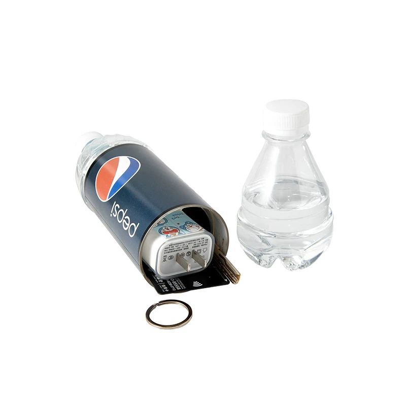 Pepsi Stash sichere Wasserflasche, Umleitungssicher, leere DIY-Flasche mit geruchsdichtem Beutel in Lebensmittelqualität