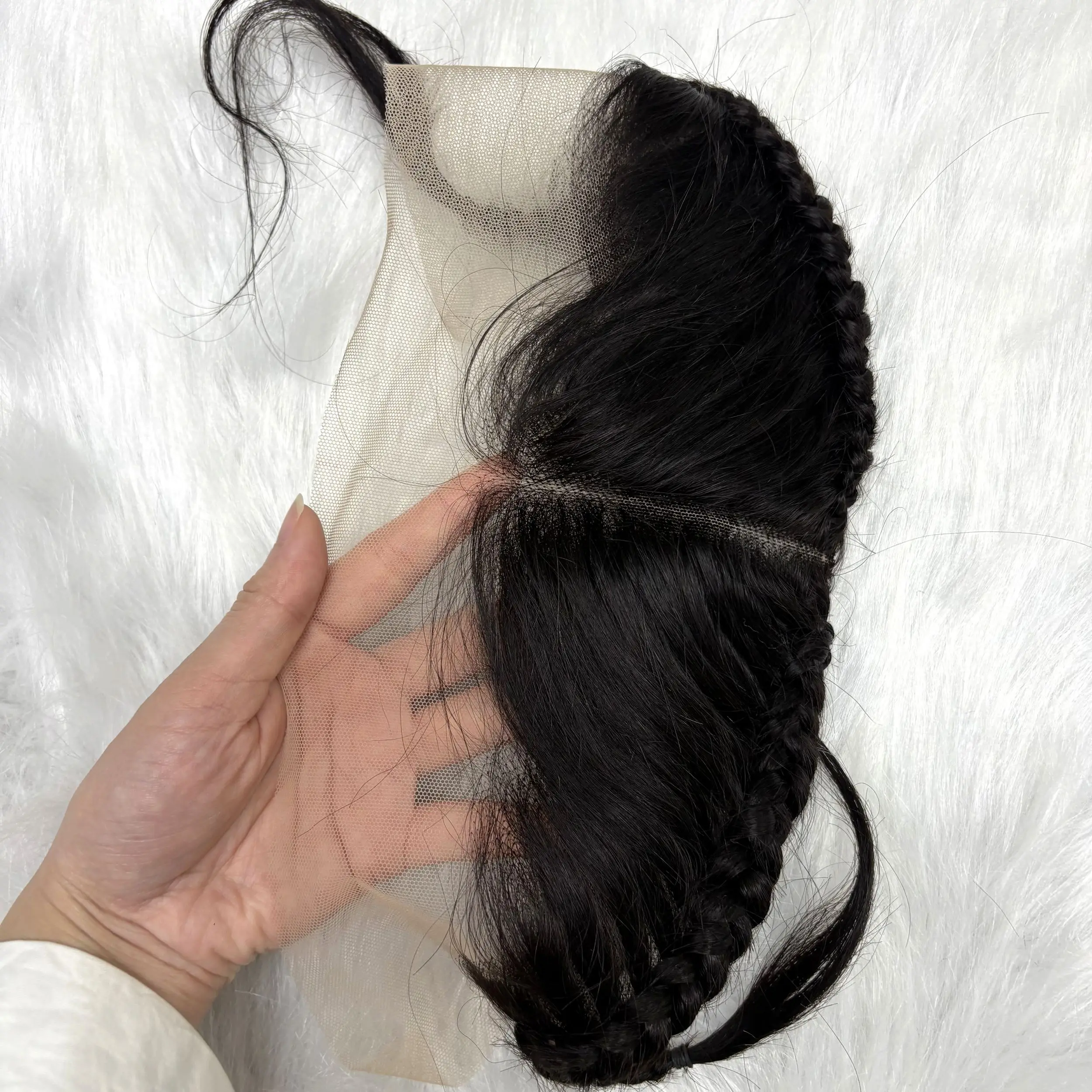 13x4 renda frontal transparente com tranças 10 polegadas natural birmanês remy cabelo renda frontal para mulheres meninas