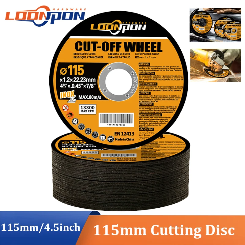 5-50 Con Kim Loại Đồng Hồ Đĩa Cắt 115 Mm Cắt Bánh Xe Sập Chà Nhám Đĩa Mài Góc Bánh Xe