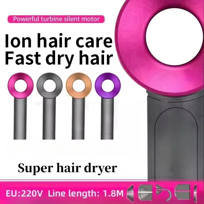 2025 Super Föhn 220 V Bladloze Föhn Persoonlijke Haarverzorging Styling Negatieve Ionen Tool Schema Negatieve Ionen Elektrische Droger