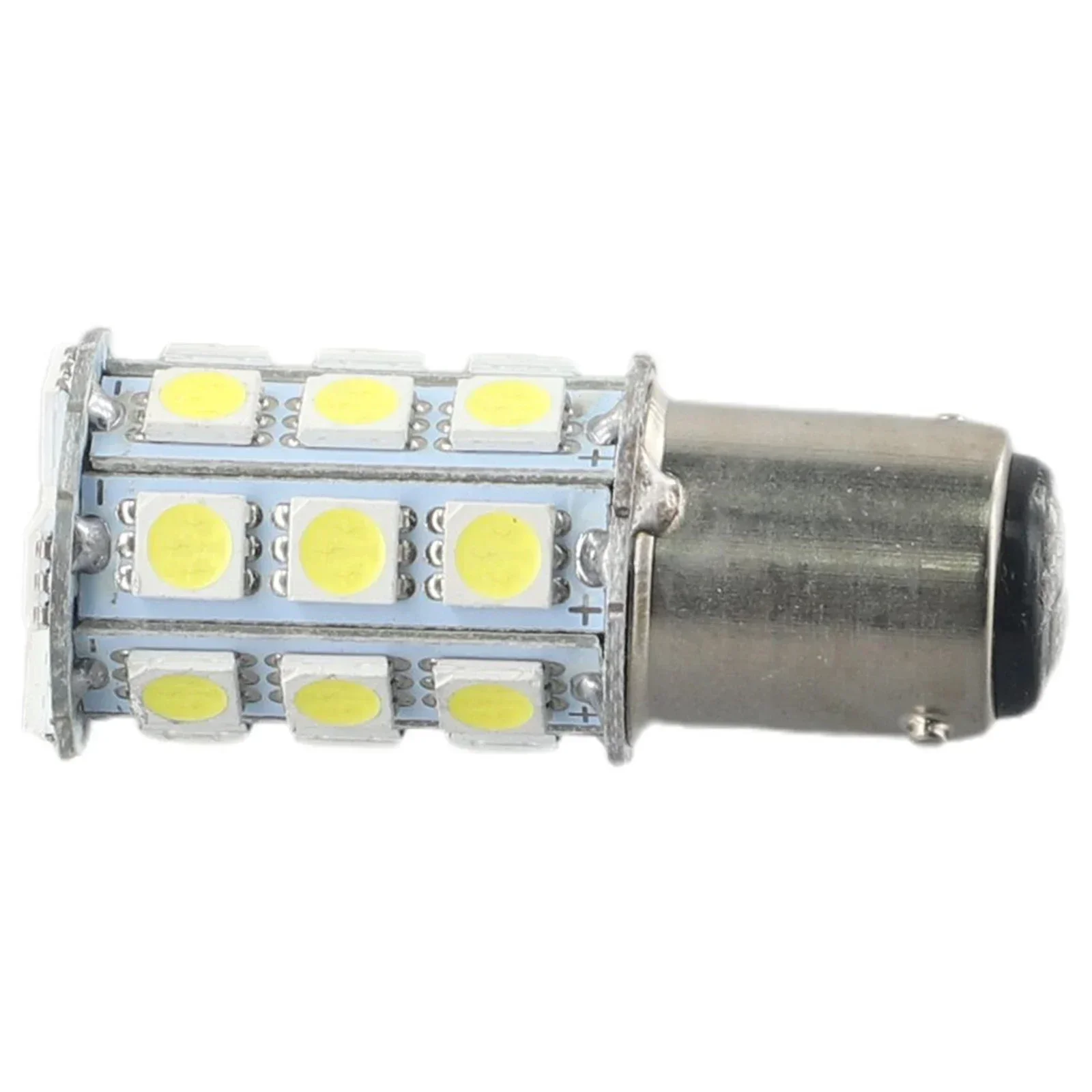 1 stks Wit 27-SMD BA15D Cabine Marine Boot LED Binnenverlichting Lampen 1004 1076 1142 3 Chips 5050 Staart Rem Stoplicht