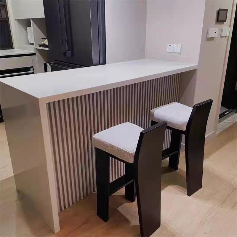 Taburetes de Bar minimalistas con patas de madera, taburetes de Bar de cocina resistentes, únicos y nórdicos, muebles para el hogar modernos de diseño blanco Sedie Da Pranzo