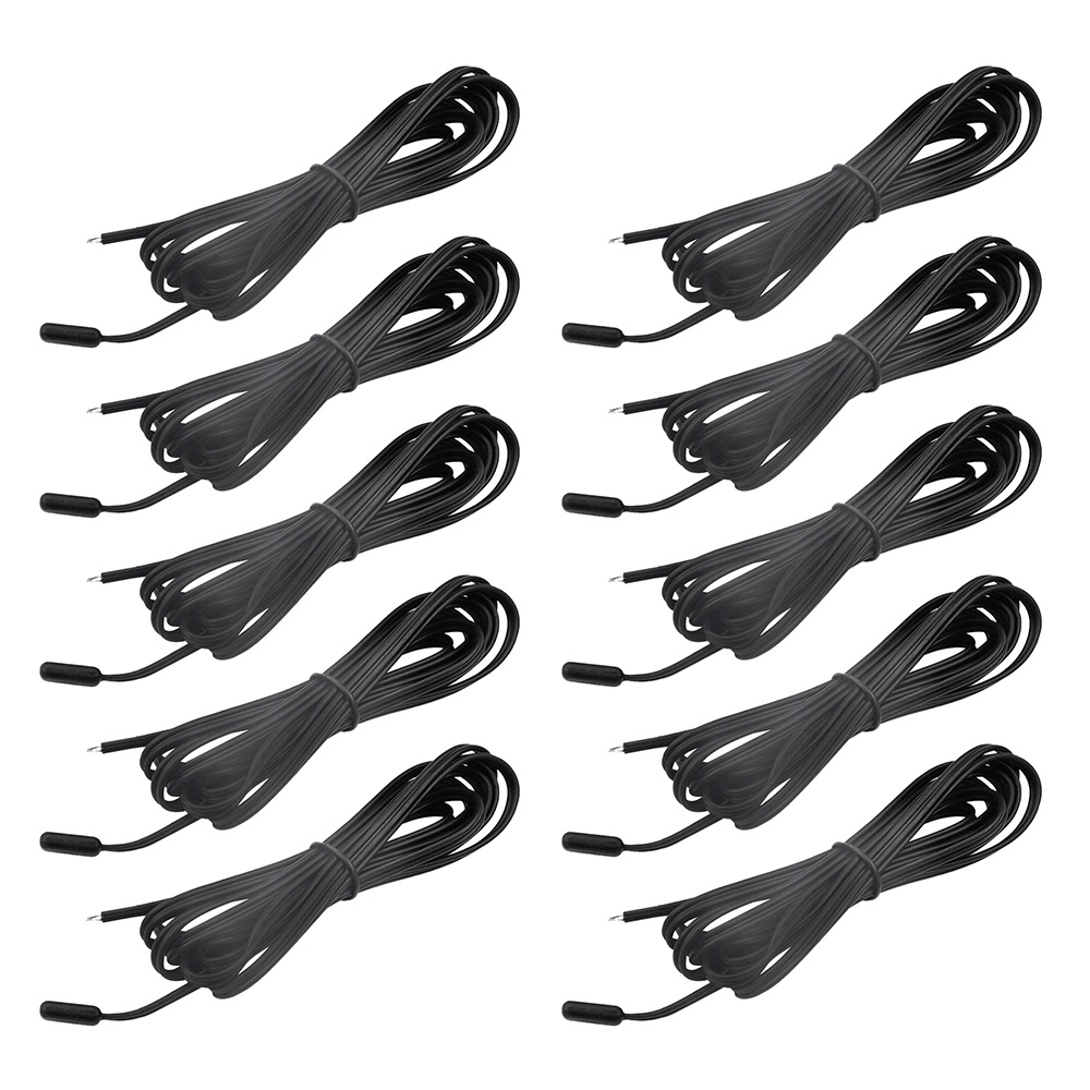 3PCS NTC Temperature Sensor 10K NTC B3435 Waterproof Probe Thermistor Accuracy Temperature Sensor Probe 1M 2M