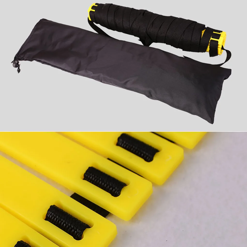 1pc escada de agilidade corda de treinamento de náilon obstáculo de futebol footwork treinamento de agilidade mudança de velocidade escada de futebol suprimentos