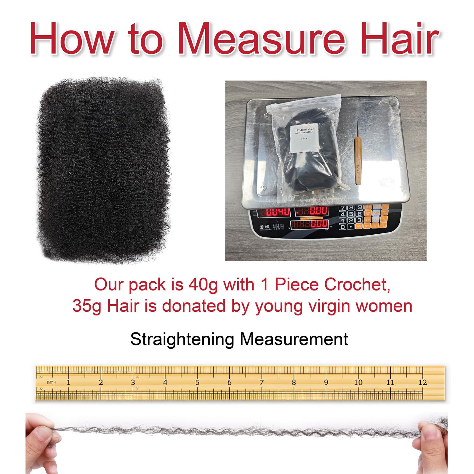 Blondes Massenhaar mit gehäkeltem brasilianischem Afro Kinky Curly Echthaar Bulk für Dreadlocks Extensions Repair Locs Mini Twist Braid