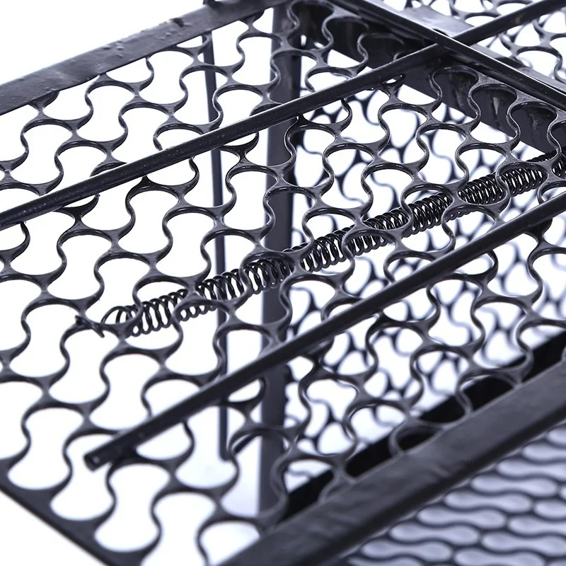 Smart Self-locking Mousetrap ปลอดภัยบริษัทเหล็กสุทธิในครัวเรือน Mouse Catcher โลหะ Reusable Humane ในร่มกลางแจ้งกับดักหนูกรงหนู
