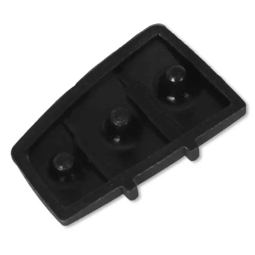 Keyyou almofada de borracha para chave remota, 3 botões, para audi a3 a4 a5 a6 a8 q5 q7 tt s line rs, capa para chave de carro