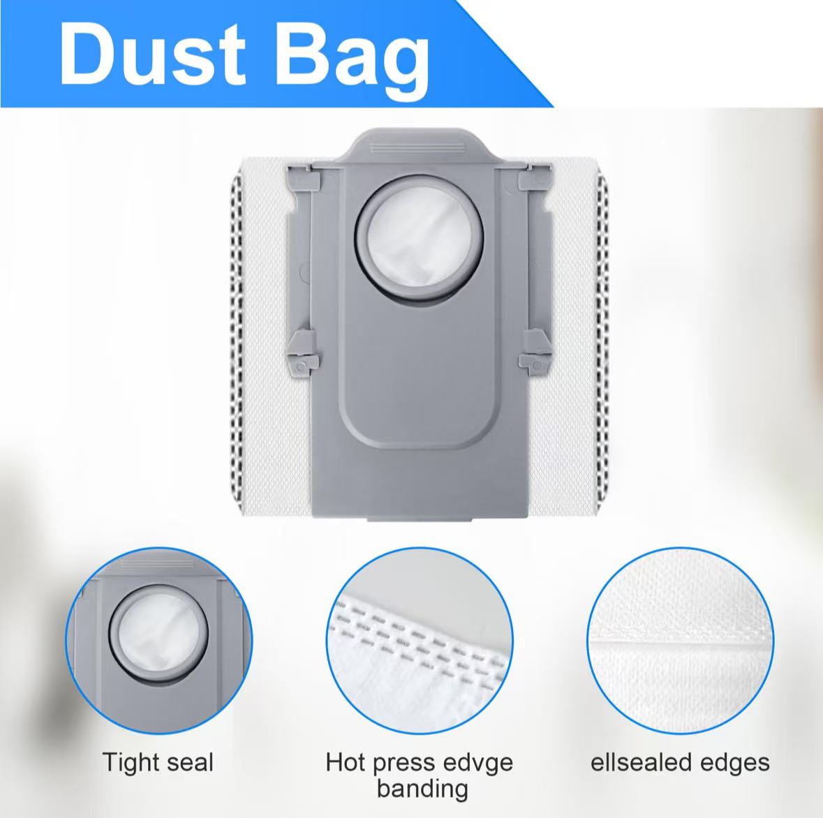 Roborock Saros 10R/S9 MaxV Slim/G20S Ultra Accessories Main Side Brush Mop Hepa Filter Dust Bag Robot Vacuum Cleaner Accessories