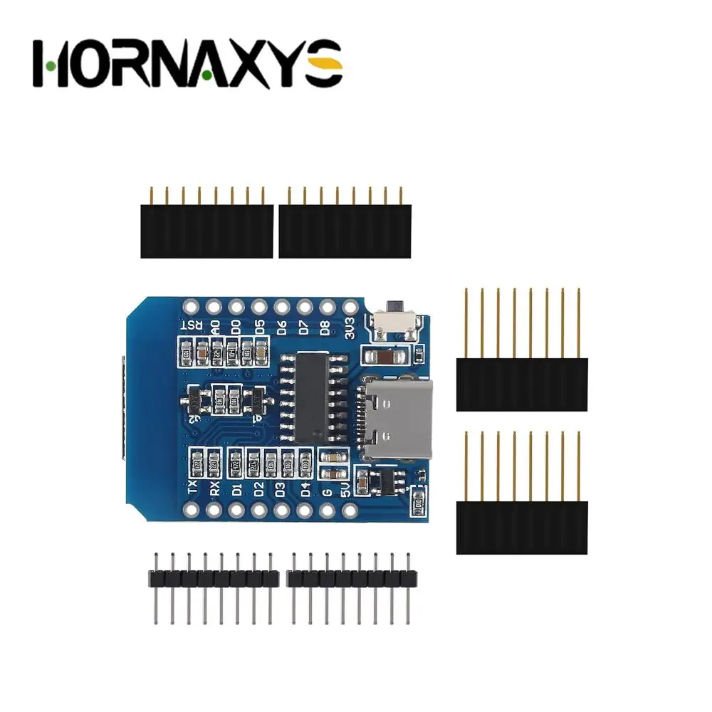 1-10PCS WeMos D1 Mini ESP8266 ESP-12F ESP12 Module WiFi Development Board TYPE-C Micro USB 3.3V Digital Pin For Arduino