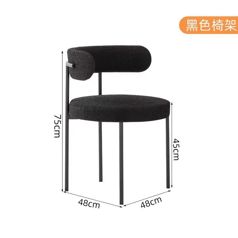 Cadeiras de jantar de veludo modernas, ferro, vidro, sala de estar, com pernas de metal, móveis para sala de jantar, maquiagem, cadeiras de escritório