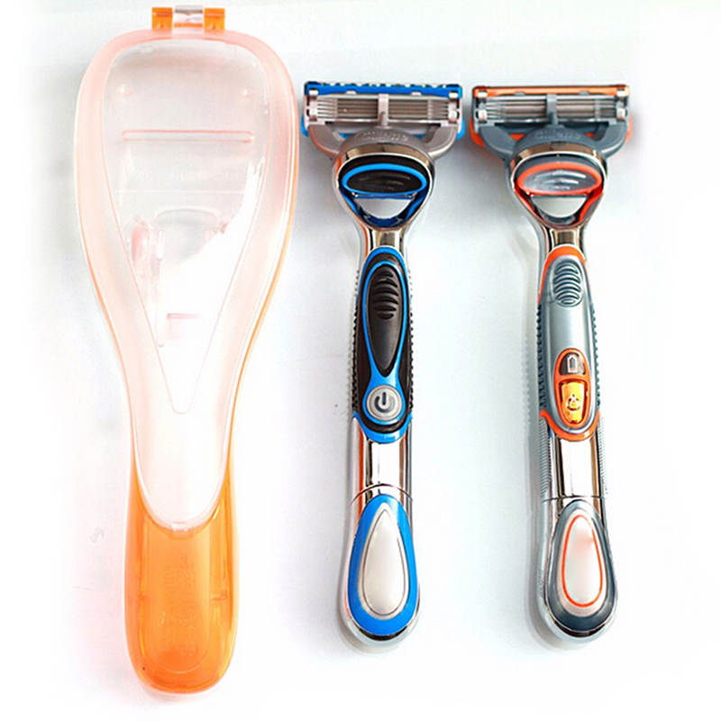 1PCS Portable Men's Razor Blades Holder Box Portable Travel Shaver Holder Box Case Shaving Machine Razor Holder