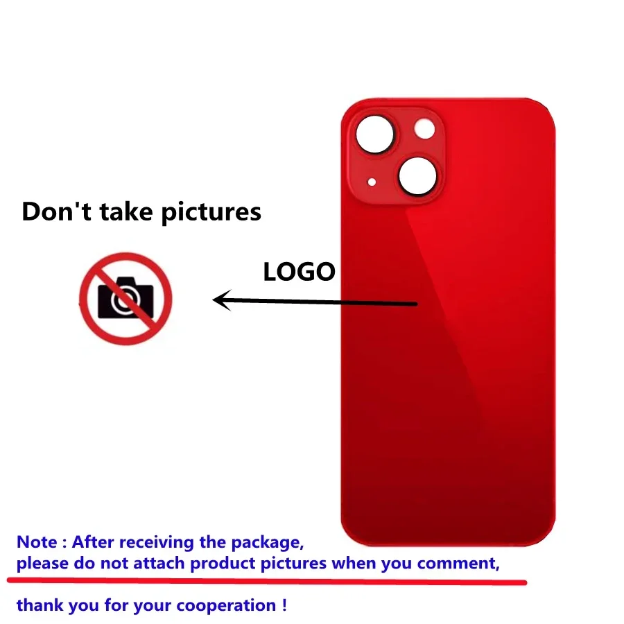 Hochwertige Big Hole Back Glas Batterie abdeckung für iPhone 13 Pro Max Gehäuse für iPhone 13 Back Batterie Tür abdeckung 13Mini