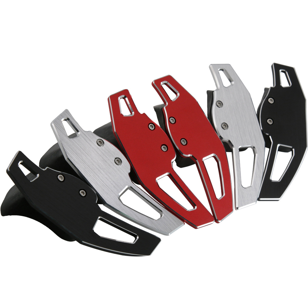 Car Steering Wheel DSG Shift Paddle Extension Shifters Sticker For Volkswagen Tiguan Golf6 MK6 Jetta GTI R20 R36 CC Scirocco EOS