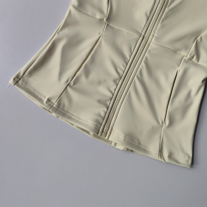 Chaqueta deportiva con cremallera para mujer, camisa de Yoga para Fitness, abrigos para entrenamiento y correr, cárdigan cálido de manga larga para gimnasio, chaqueta ajustada ajustada, ropa deportiva