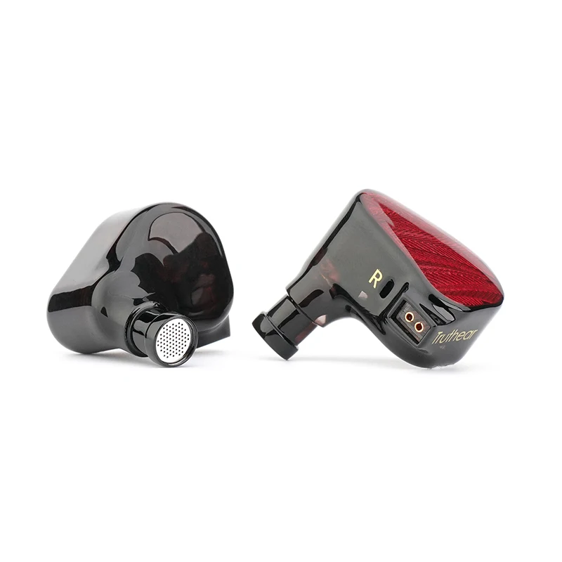 TRUTHEAR x Crinacle ZERO: Auricular ROJO Controladores dinámicos duales Auriculares intrauditivos con cable de 0,78 y 2 pines