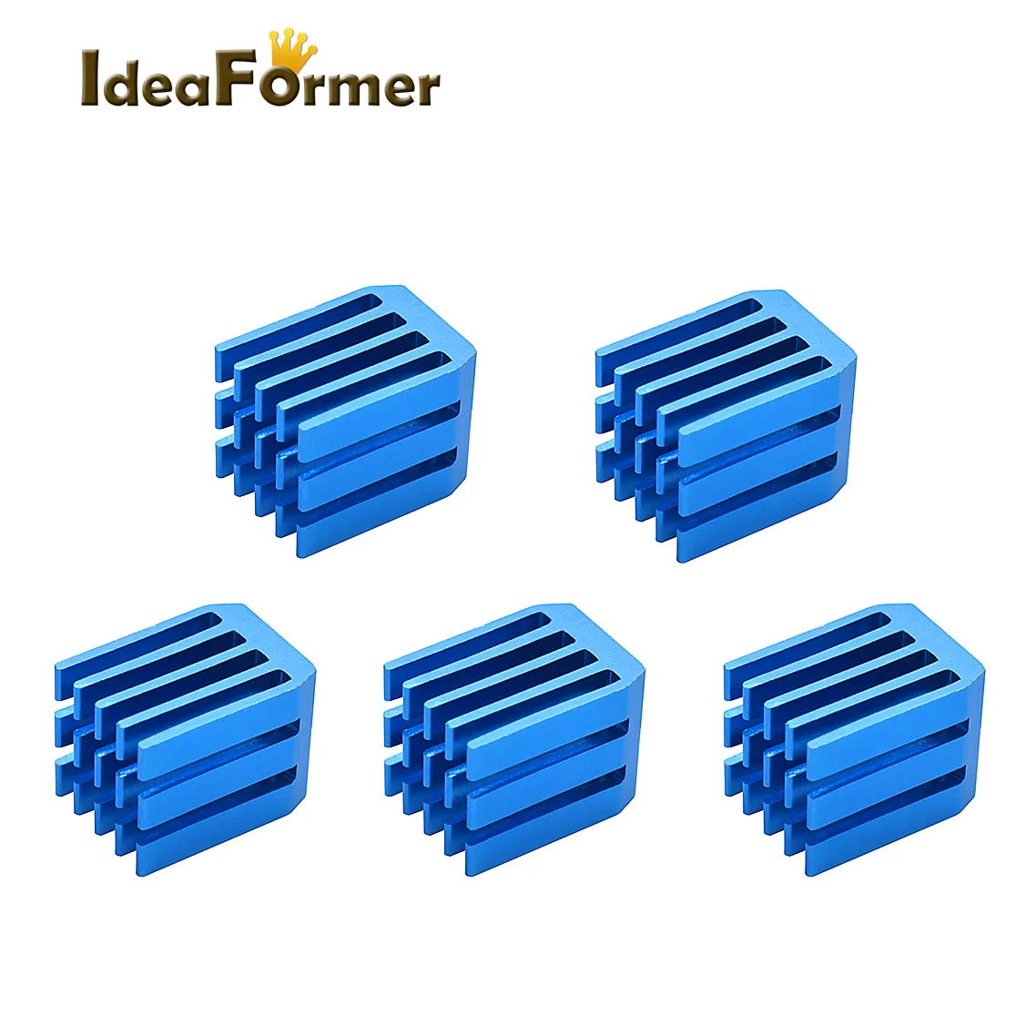 4/5/10 Cái/lốc 3D Máy In Phần Động Cơ Bước Driver Tản Nhiệt Làm Mát Khối Tản Nhiệt Cho TMC2100 LV8729 DRV8825 Ổ Mô Đun