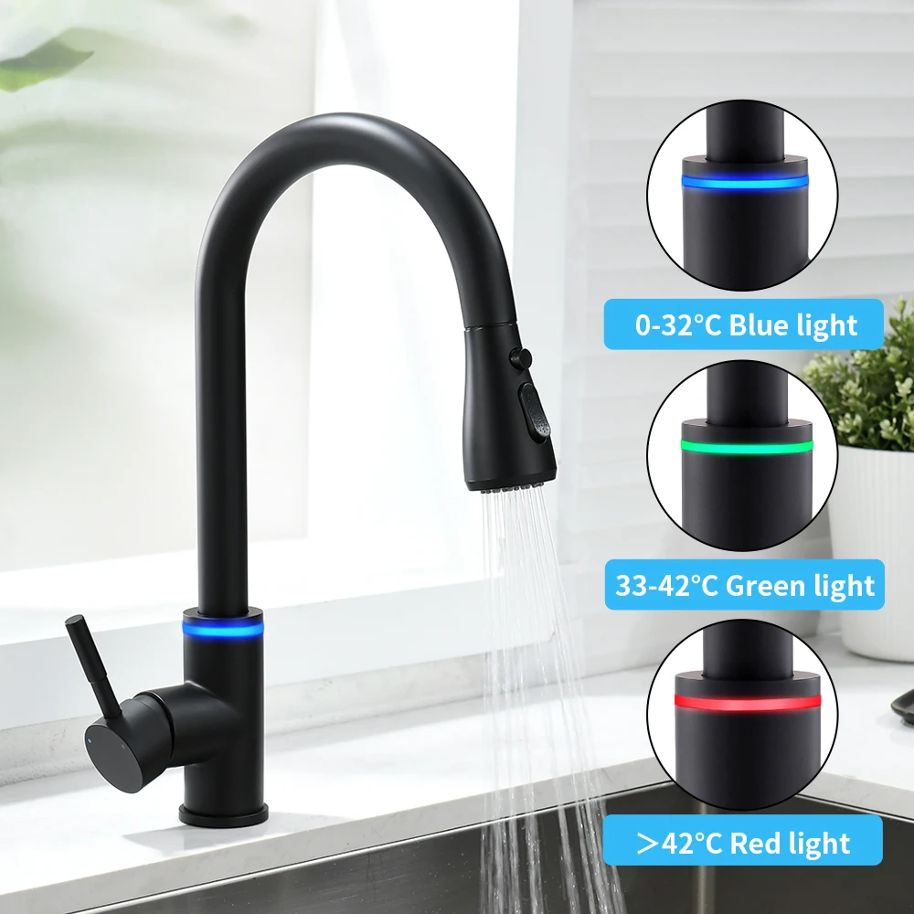สมาร์ท Touch ก๊อกน้ําห้องครัวเครนสําหรับ Sensor Kitchen Water Tap Sink Mixer หมุน Touch ก๊อกน้ํา Sensor Water Mixer KH-1005