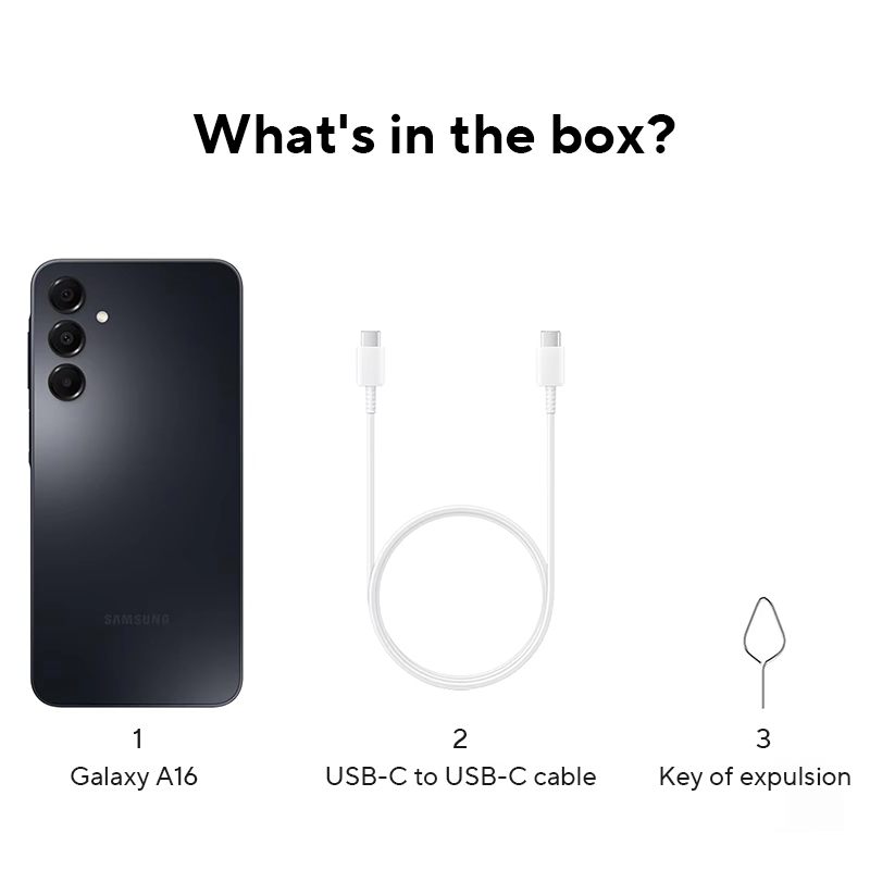 NEUES Samsung Galaxy A16 4G Smartphone Android 4GB 128GB MTK 6,7" 90Hz Super AMOLED Display 50MP Kamera 5000mAh Akku NFC