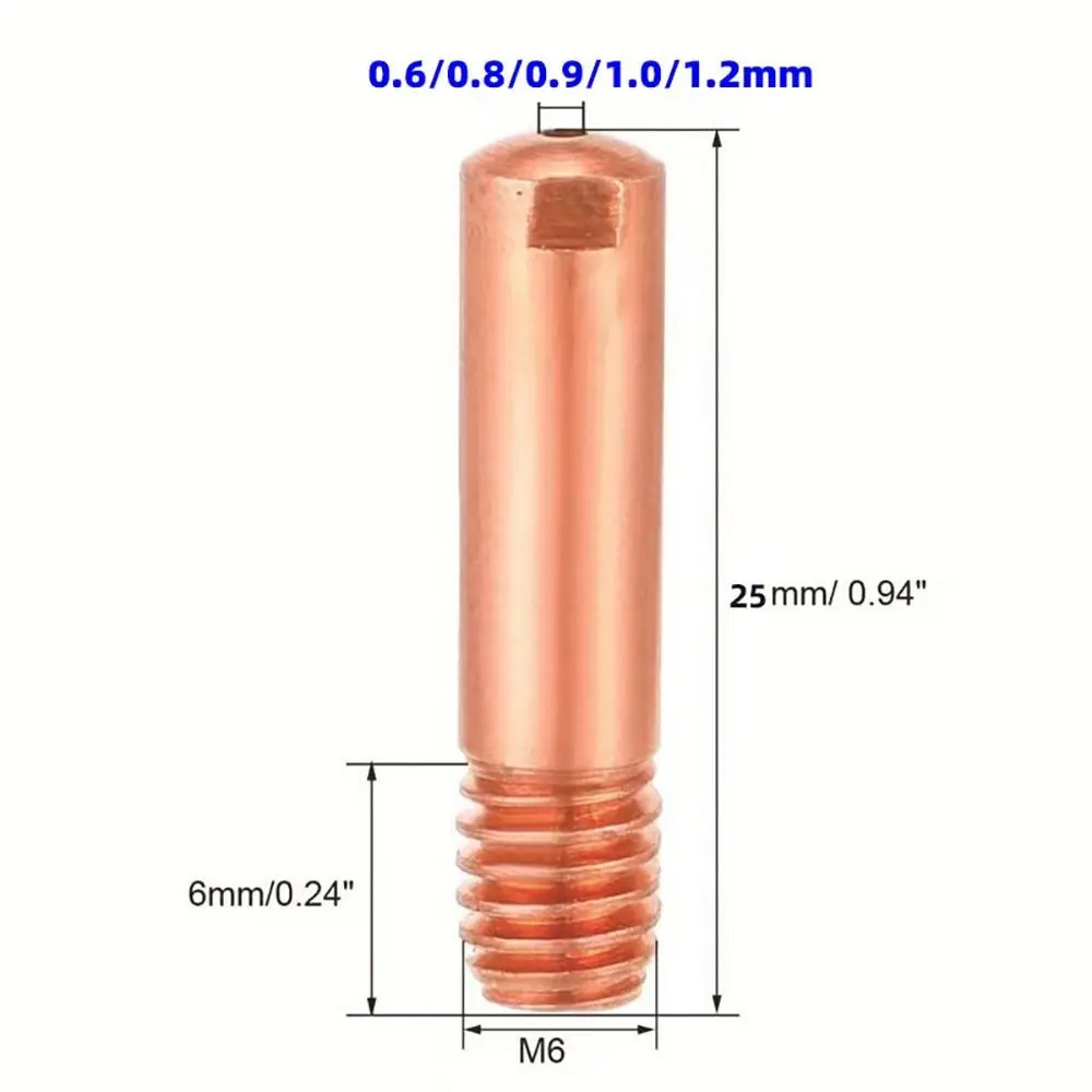 5pcs 25mm/ 0.98" For MB-15AK 14AK MIG/MAG Welding Torch Gas Nozzle Durable Insulation Replace Part Soldering Accessories
