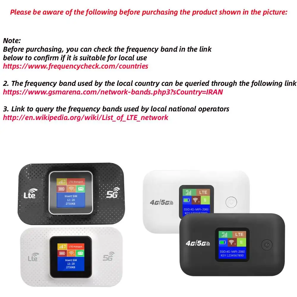4G Mobile WIFI Router 150Mbps 4G LTE Wireless Router 3000mA Portable Pocket MiFi Modem Mobile Wifi Hotspot with Sim Card Slot