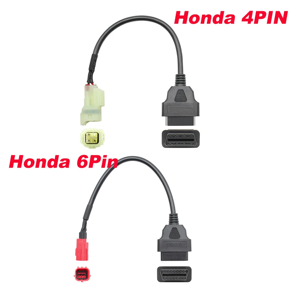 Kabel OBD2 do Hondy 4Pin 6Pin Motocykla do OBDII 16 Pin Kabel 4 Pin/6 Pin Wtyk Kabel Przedłużający Diagnostyki Motocykla