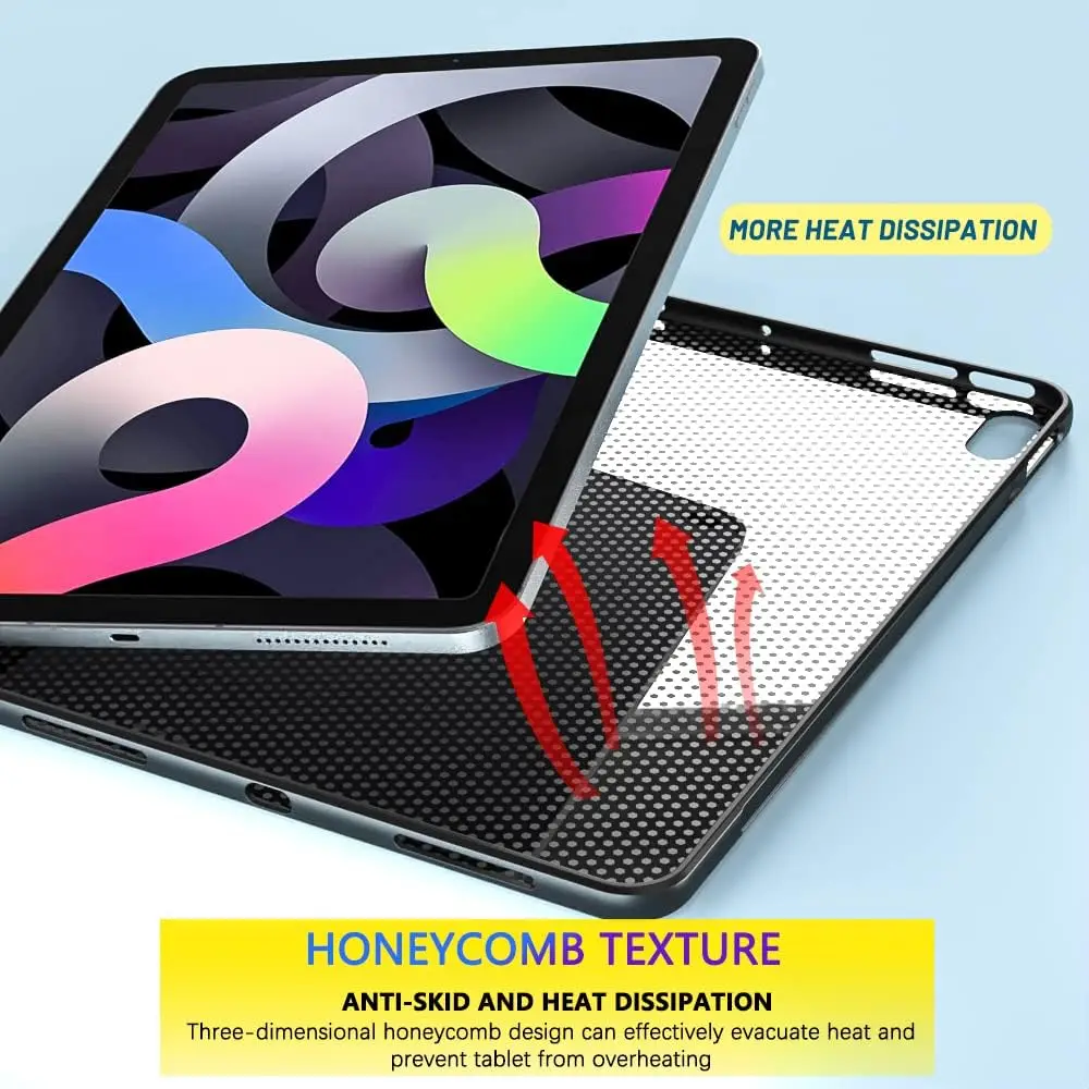 Funda de silicona para tableta, carcasa trasera de TPU suave y Flexible, para iPad Air 5, 4, mini 2, 3, 4, 10 °, 5, 6, 7, 8, 9 Gen Pro 11, 12,9, 13, 2024