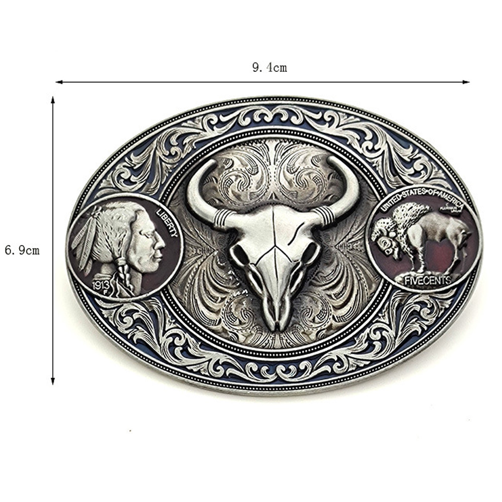 Пряжка для ремня Rodeo Freedom в Западном ковбойском стиле для мужчин