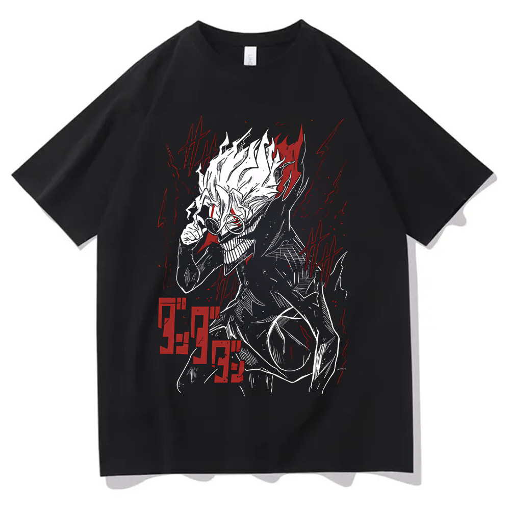 dandadan 高品質綿 EU サイズ tシャツアニメ男性 tシャツコミックマン服