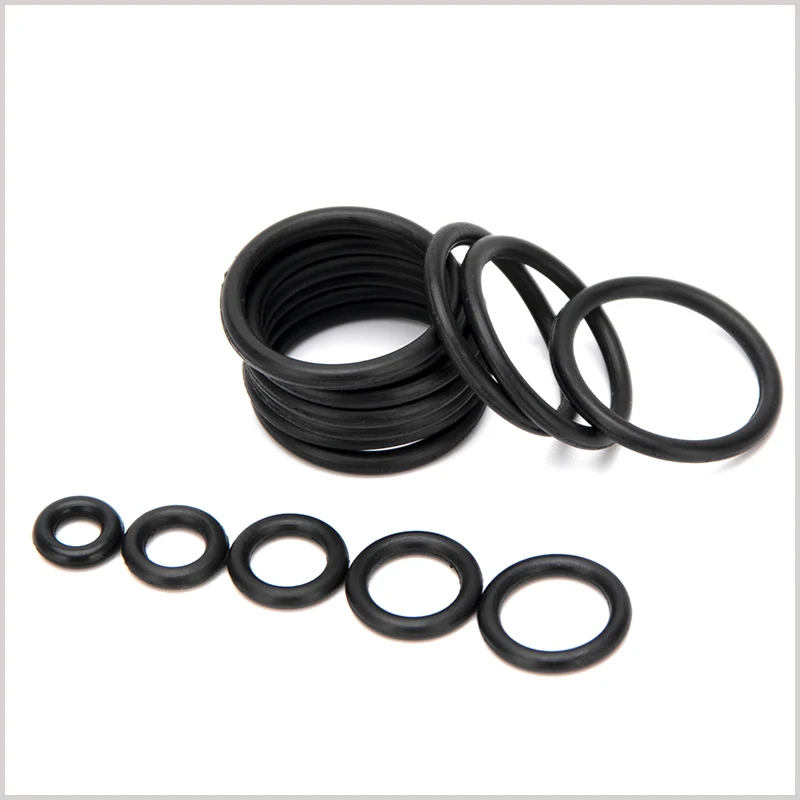 PCP DIY NBR ซีล O-แหวนเครื่องซักผ้าเปลี่ยน CS1mm 1.5 มม.1.9 มม.2.4 มม.ยางทนทาน O แหวน OD 6-30 มม.15 ขนาด 150pcs DQ005