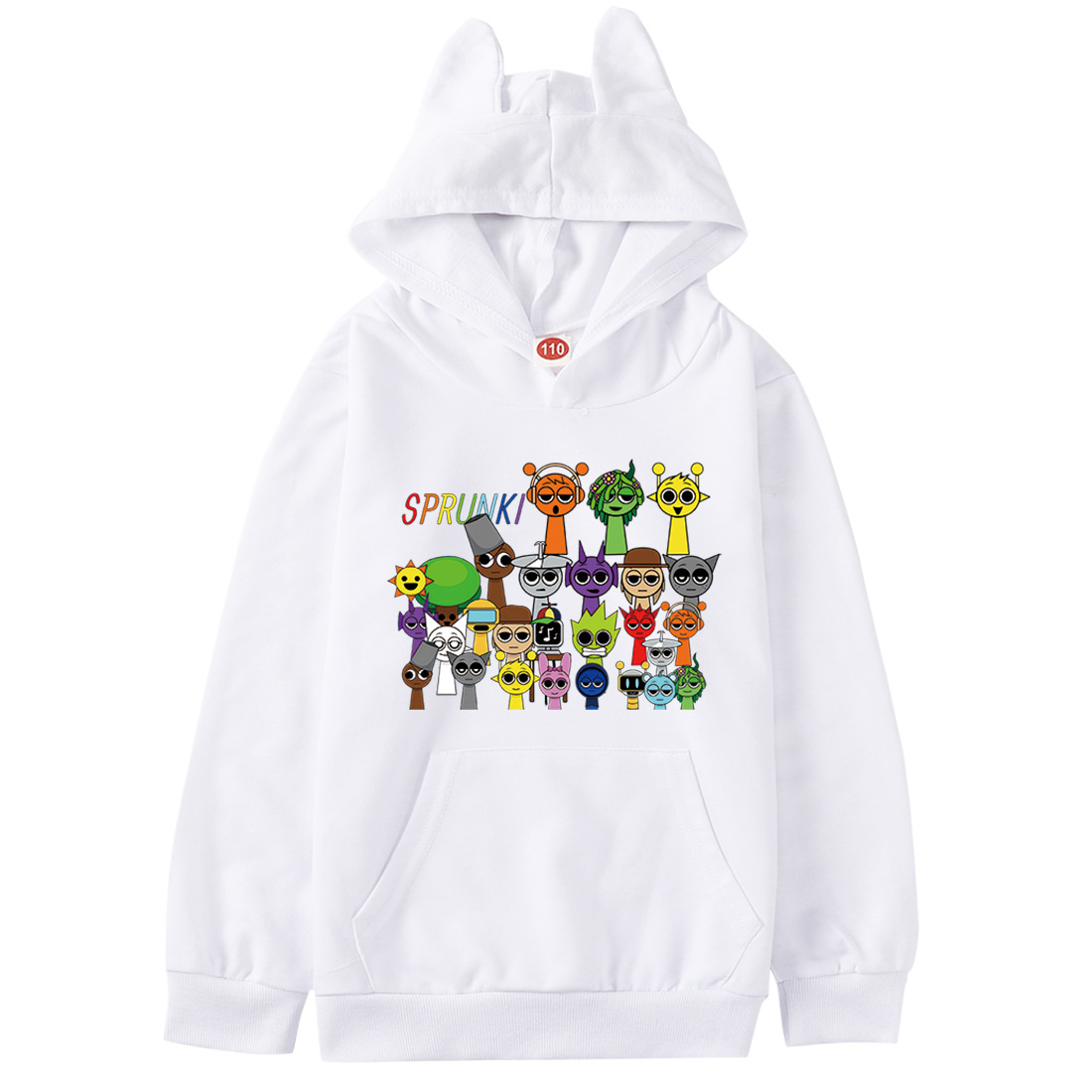 Sudadera con capucha de manga larga para niños y niñas, abrigos informales, ropa para niños, superventas, splunki Horror Game