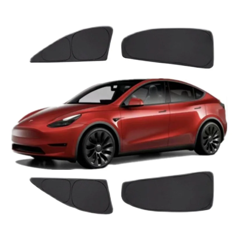 Car Sunshade for Tesla Model 3 Y S X 2024 2025 Sun Shade Privacy Shading Cover Front Rear Side Window UV Protector Highland M3H