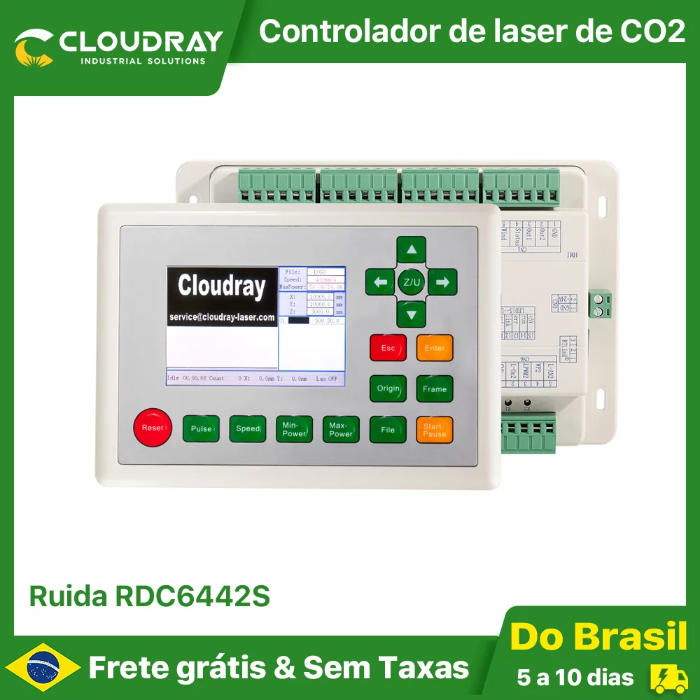 Cloudray Ruida RD RDC6442G Controlador DSP a laser Co2 para máquina de gravação e corte a laser RDC 6442 6442G 6442S
