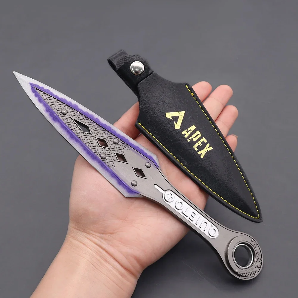 22cm Apex Legends Wraith Heirloom Weapon Turn Kunai Not Sharpened Game Sword Metal Ornaments Sword Weapon Boy Gifts Kids Toys