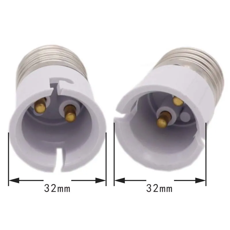 Trắng B22 Để E27 Đèn Led Chiếu Sáng Giá Đỡ Đèn Chuyển Đổi Vít Bóng Đèn Ổ Cắm Adapter LED Tiết Kiệm Đèn Halogen Căn Cứ 3A 220V