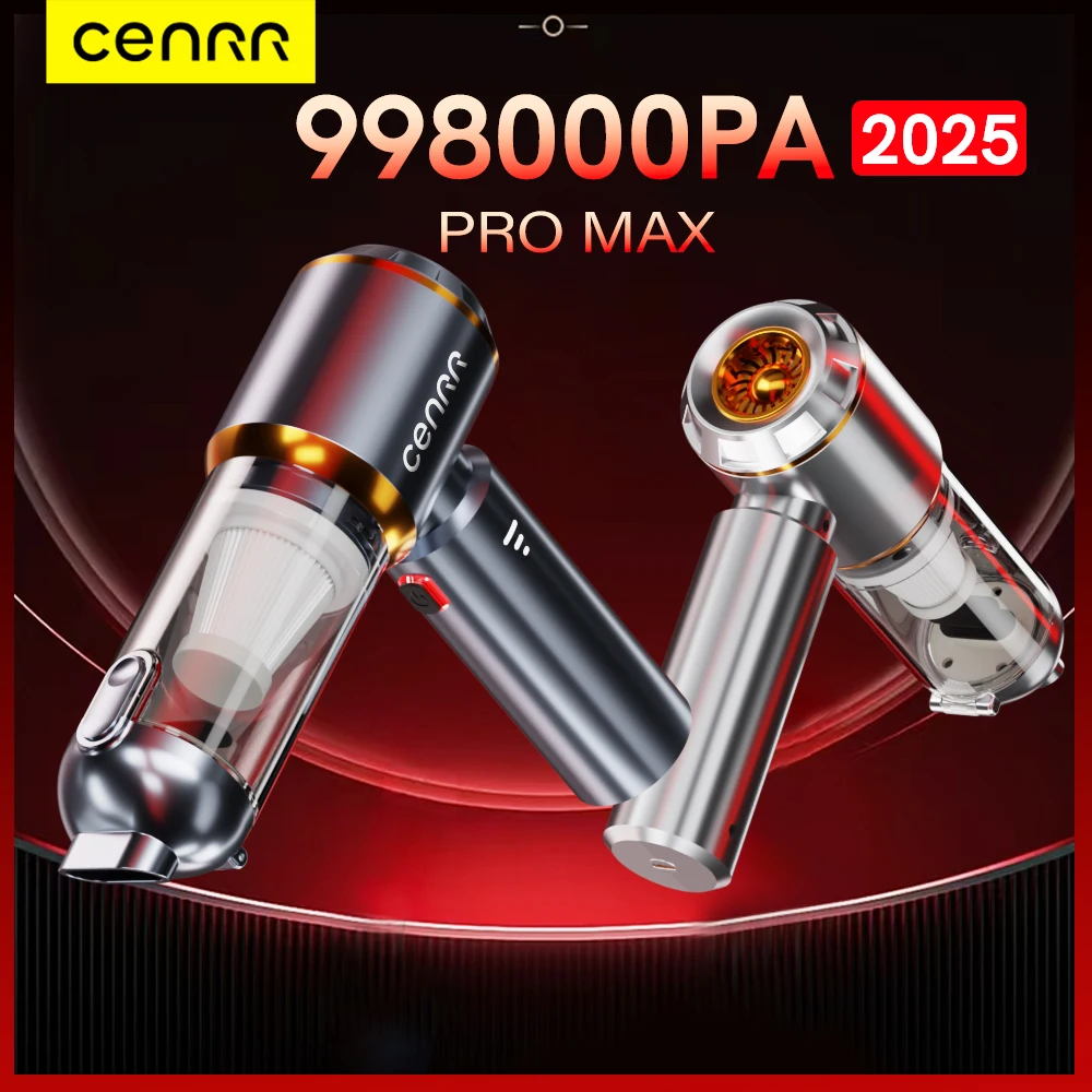 CENRR NUEVO Aspirador de Coche Mini Potente 998000 Aspiradora portátil PA para soplador de mano, limpiador de coche, electrodoméstico