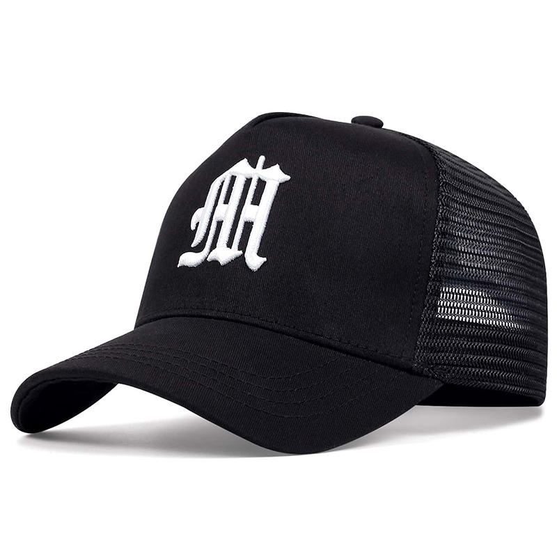 Unisex Gothic Letter Embroidery Baseball Net Caps Spring and Summer Outdoor Adjustable Casual Hats Sunscreen Hat